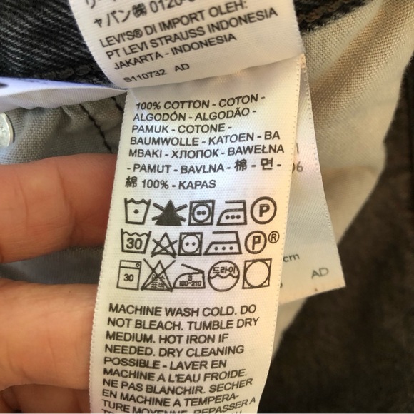 Levi’s 501 Button-fly Black Jeans Women’s W28 L32, Straight Leg Classic Mid-Rise - Picture 8 of 17